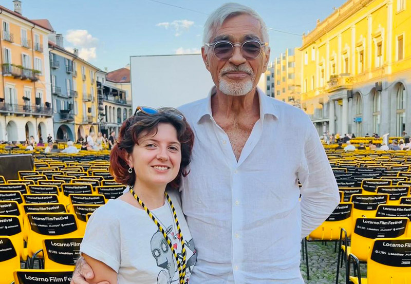 Luc Merenda e Carlotta Beltrami di Chapeau Films Italy